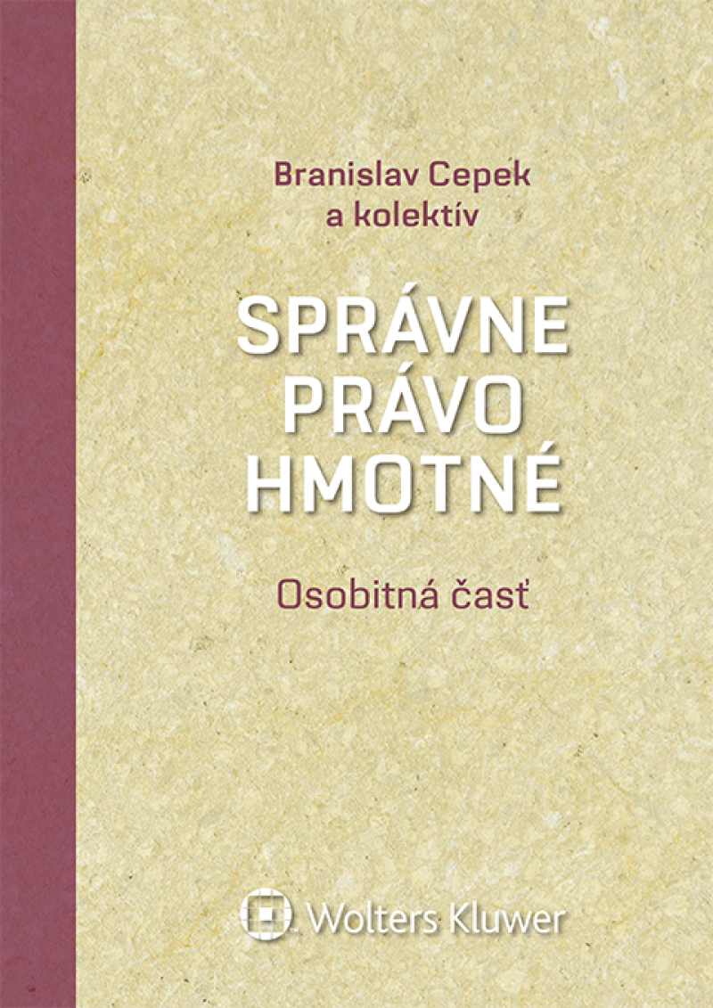 Správne právo hmotné. Osobitná časť.