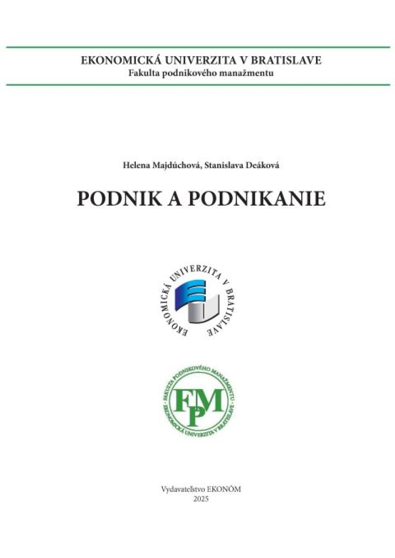 PODNIK A PODNIKANIE